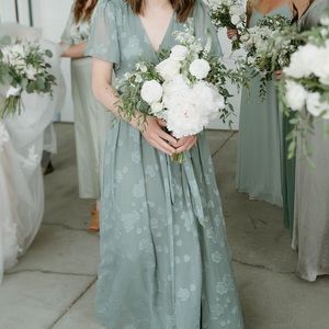 Baltic Born Formal/Bridesmaid Faye Maxi Dress In Eucalyptus Green